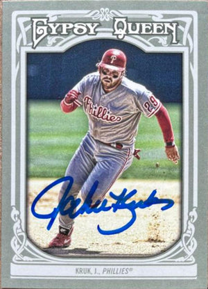 John Kruk Signed 2013 Gypsy Queen Baseball Card - Philadelphia Phillies
