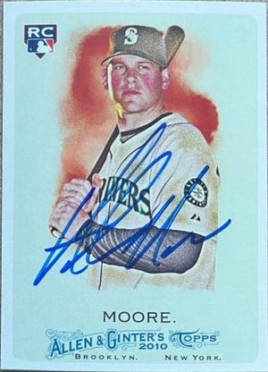 Adam Moore Signed 2010 Allen & Ginter Baseball Card - Seattle Mariners