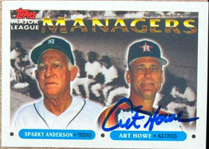 Art Howe Signed 1993 Topps Baseball Card - Houston Astros