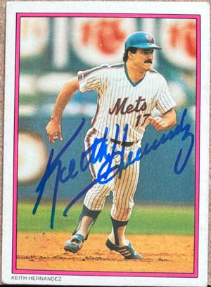 Keith Hernandez Signed 1988 Topps All-Star Glossy Baseball Card - New York Mets