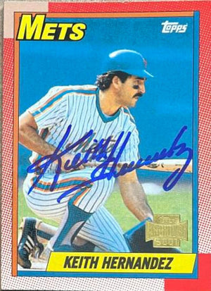 Keith Hernandez Signed 2001 Topps Archives Baseball Card - New York Mets