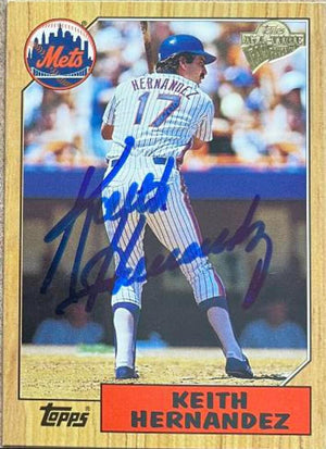 Keith Hernandez Signed 2003 Topps All-Time Fan Favorites Baseball Card - New York Mets