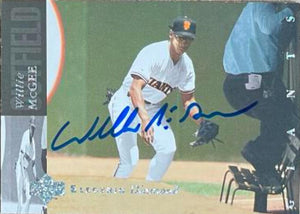 Willie McGee Signed 1994 Upper Deck Electric Diamond Baseball Card - San Francisco Giants