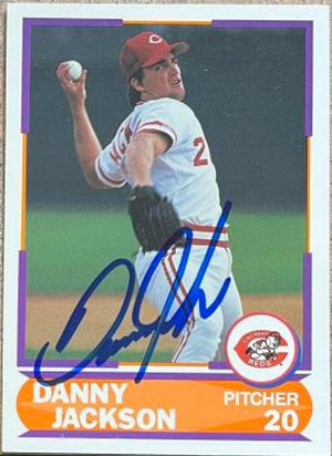 Danny Jackson Signed 1989 Score Young Superstars Baseball Card - Cincinnati Reds - PastPros