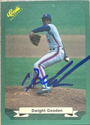 Dwight Gooden Signed 1987 Classic Baseball Card - New York Mets - PastPros