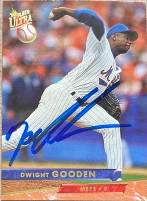 Dwight Gooden Signed 1993 Fleer Ultra Baseball Card - New York Mets - PastPros