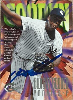Dwight Gooden Signed 1997 Circa Baseball Card - New York Yankees - PastPros