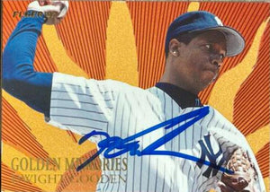 Dwight Gooden Signed 1997 Fleer Golden Moments Baseball Card - New York Yankees - PastPros