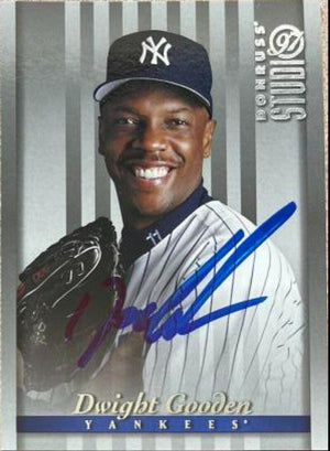 Dwight Gooden Signed 1997 Studio Baseball Card - New York Yankees - PastPros