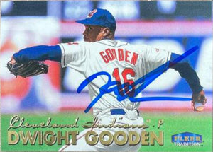 Dwight Gooden Signed 1999 Fleer Tradition Baseball Card - Cleveland Indians - PastPros