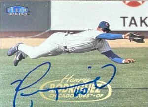 Henry Rodriguez Signed 1998 Fleer Tradition Baseball Card - Chicago Cubs - PastPros