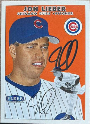 Jon Lieber Signed 2000 Fleer Tradition Baseball Card - Chicago Cubs - PastPros