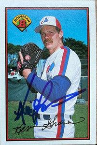 Kevin Gross Signed 1989 Bowman Baseball Card - Montreal Expos - PastPros