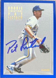 Pat Listach Signed 1993 Fleer Rookie Sensations Baseball Card - Milwaukee Brewers - PastPros