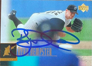 Ryan Dempster Signed 2001 Upper Deck Baseball Card - Florida Marlins - PastPros