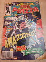 "The Continuing Saga of Mike Piazza" Pop Fly Pop Shop Print #82 – Signed by Mike Piazza & Daniel Jacob Horine - PastPros