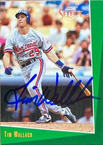 Tim Wallach Signed 1993 Score Select Baseball Card - Montreal Expos - PastPros