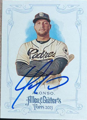 Yonder Alonso Signed 2013 Allen & Ginter Baseball Card -San Diego Padres - PastPros