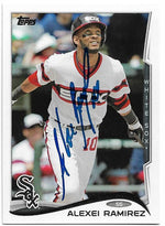 Alexei Ramirez Signed 2014 Topps Baseball Card - Chicago White Sox - PastPros