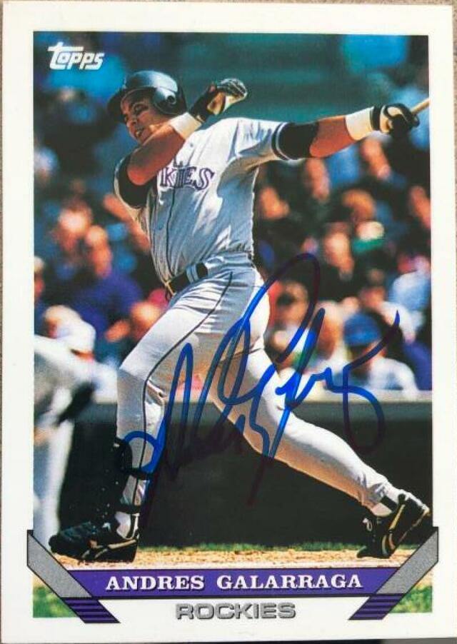 Andres galarraga rockies jersey hotsell