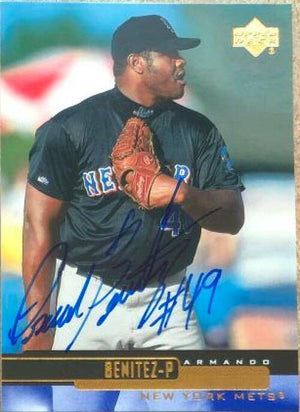 Armando Benitez Signed 2000 Upper Deck Baseball Card - New York Mets - PastPros