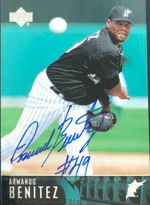 Armando Benitez Signed 2004 Upper Deck Baseball Card - Florida Marlins - PastPros