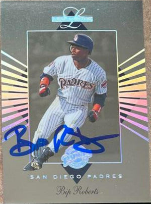 Bip Roberts Signed 1994 Leaf Limited Baseball Card - San Diego Padres - PastPros