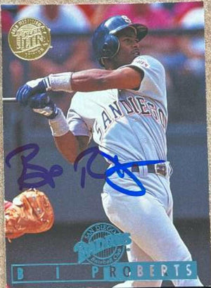 Bip Roberts Signed 1995 Fleer Ultra Gold Medallion Baseball Card - San Diego Padres - PastPros