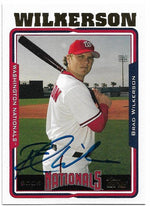 Brad Wilkerson Signed 2005 Topps Baseball Card - Washington Nationals - PastPros