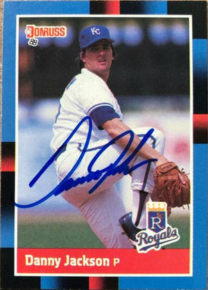 Danny Jackson Signed 1988 Donruss Baseball Card - Kansas City Royals - PastPros
