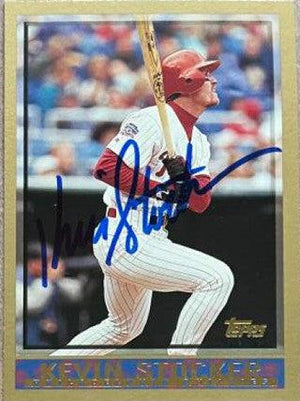 Kevin Stocker Signed 1998 Topps Baseball Card - Philadelphia Phillies - PastPros