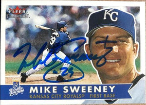 Mike Sweeney Signed 2001 Fleer Tradition Baseball Card - Kansas City Royals - PastPros