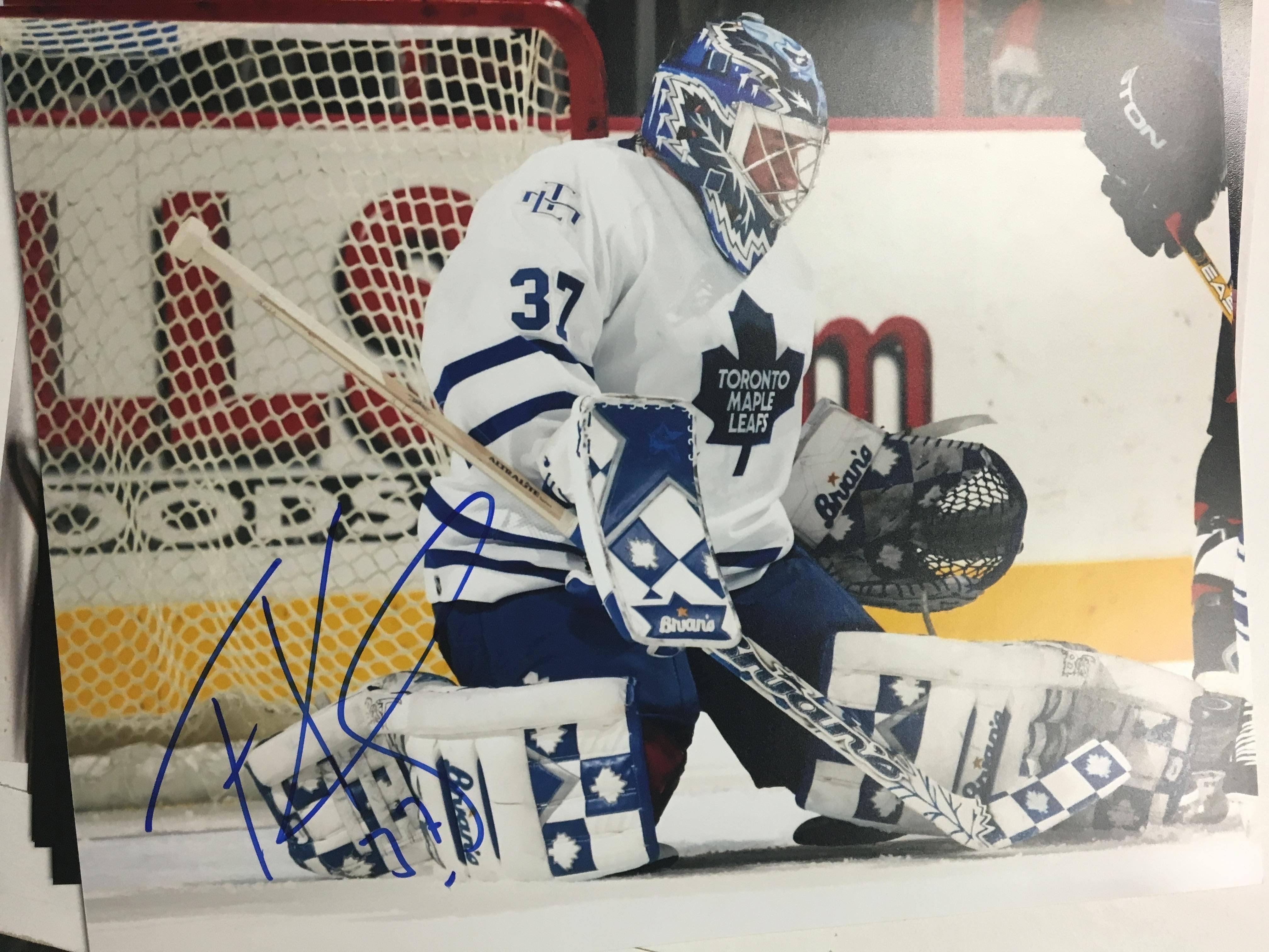 Trevor Kidd Signed 8x10 Color Photo Toronto Maple Leafs