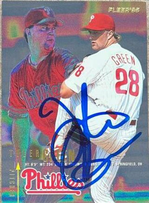 Tyler Green Signed 1995 Fleer Update Baseball Card - Philadelphia Phillies - PastPros
