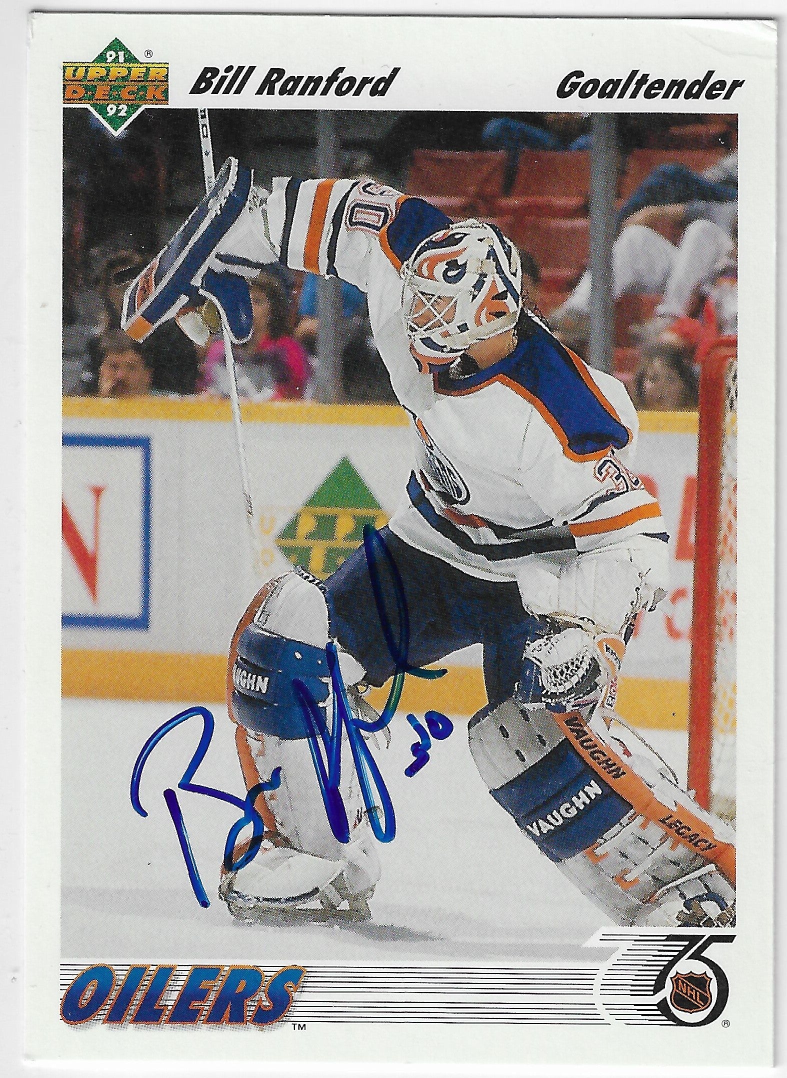 1991-92 Upper Deck Hockey Autographs