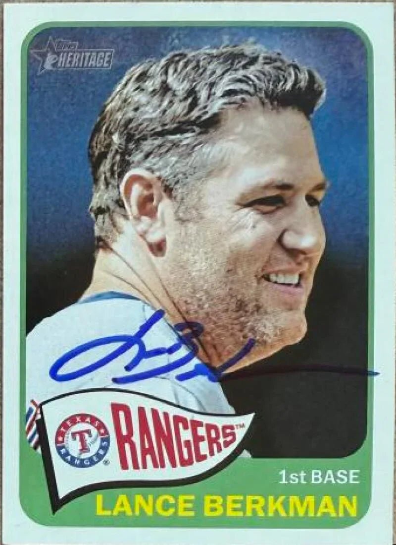 Lance Berkman Autographs - PastPros