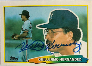 Willie Hernandez Signed 1988 Topps Big Baseball Card - Detroit Tigers