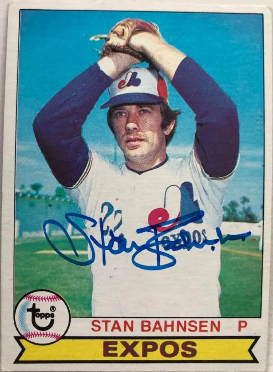 Stan Bahnsen Signed 1979 Topps Baseball Card - Montreal Expos