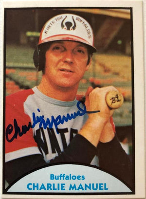 チャーリー・マニュエル サイン入り 1979 TCMA 日本プロ野球カード - 近鉄バファローズ