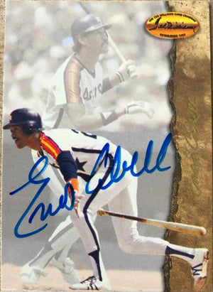 Enos Cabell Signed 1994 Ted Williams Card Co Baseball Card - Houston Astros
