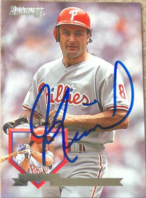Jim Eisenreich Signed 1995 Donruss Baseball Card - Philadelphia Phillies