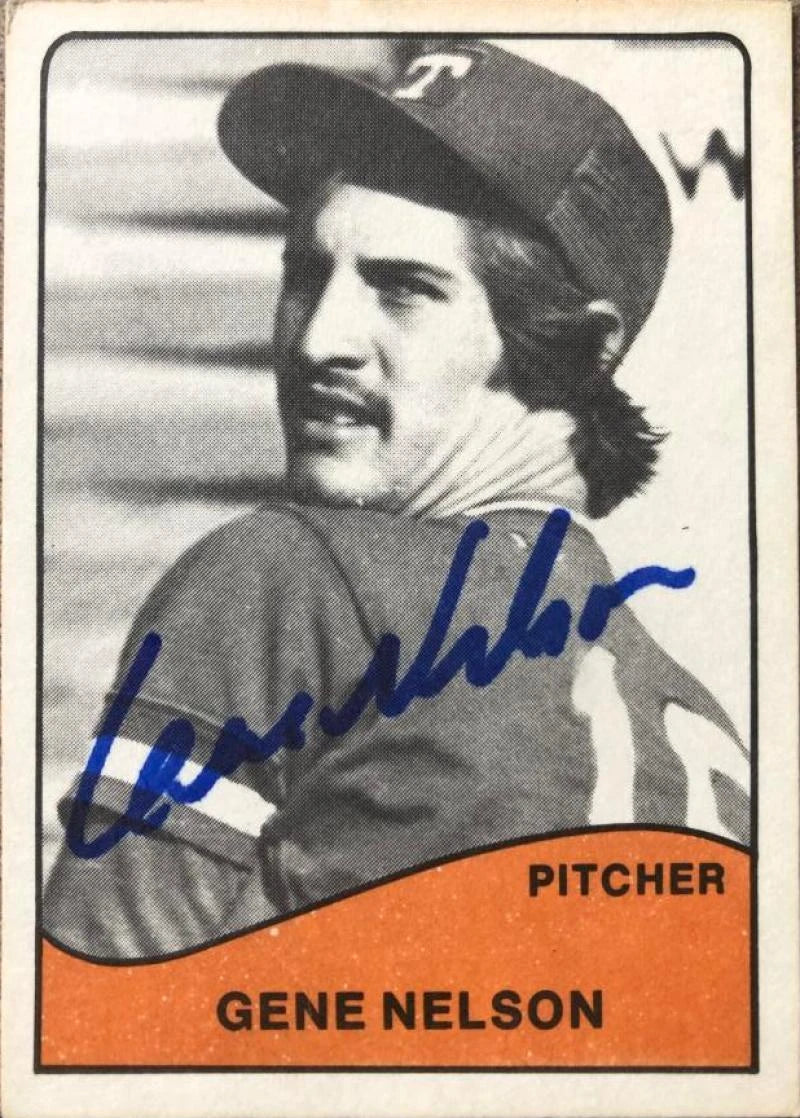 Gene Nelson Signed 1979 TCMA Baseball Card -Asheville Tourists #28