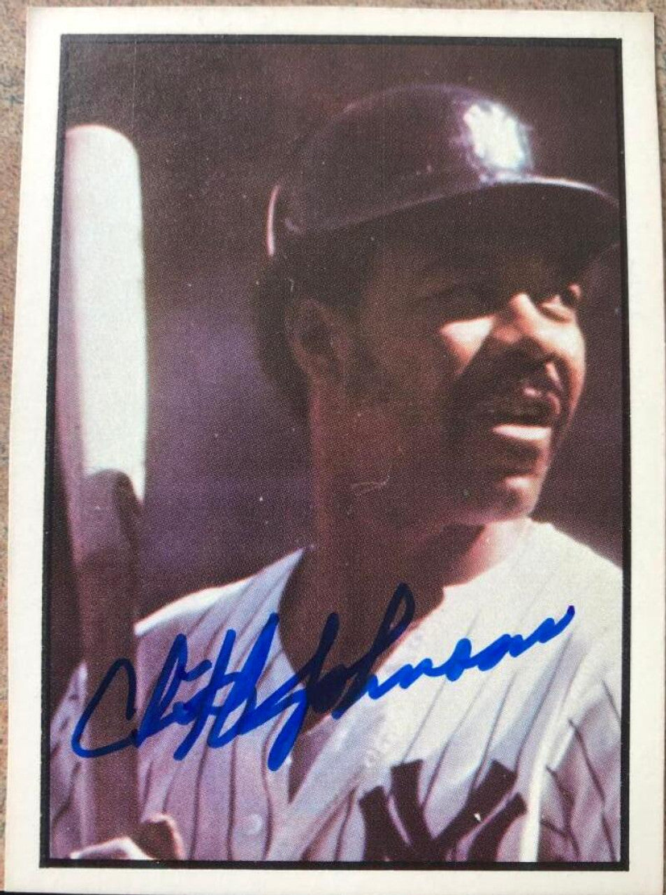 Cliff Johnson Signed 1978 SSPC Baseball Card - New York Yankees