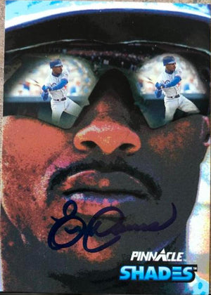 Eric Davis Signed 1992 Pinnacle Baseball Card - Los Angeles Dodgers #602