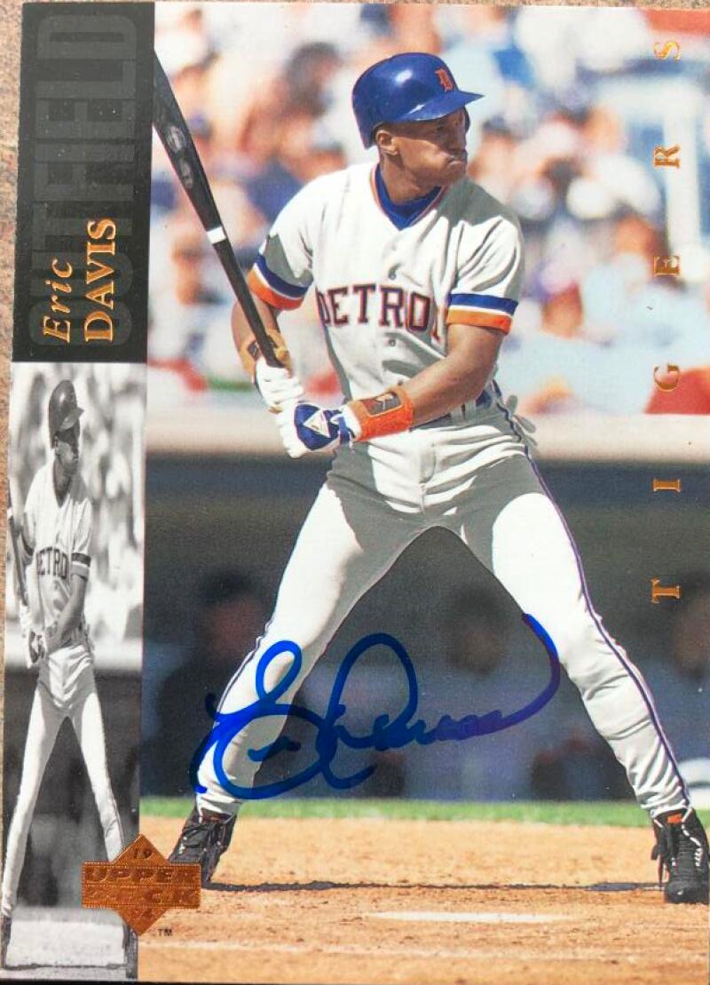 Eric Davis Signed 1994 Upper Deck Baseball Card - Detroit Tigers #261
