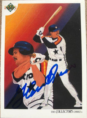 Glenn Davis Signed 1991 Upper Deck Baseball Card - Houston Astros #81