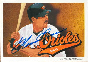 Glenn Davis Signed 1993 Upper Deck Baseball Card - Baltimore Orioles #827
