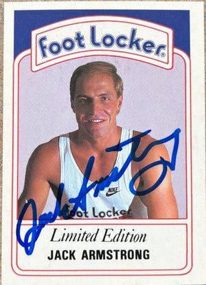 Jack Armstrong Signed 1991 Foot Locker Slam Fest Multi-Sport Card