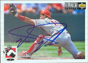 Darren Daulton Signed 1994 Collector's Choice Baseball Card - Philadelphia Phillies