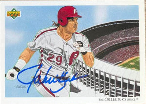 John Kruk Signed 1992 Upper Deck Baseball Card - Philadelphia Phillies #38